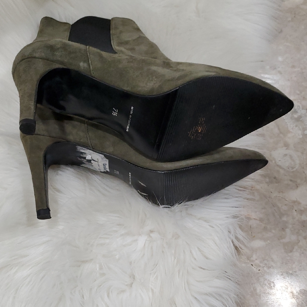 Antonio De Faria Donna  Green  Ankle Boots Sz 7.5 - Picture 6 of 12